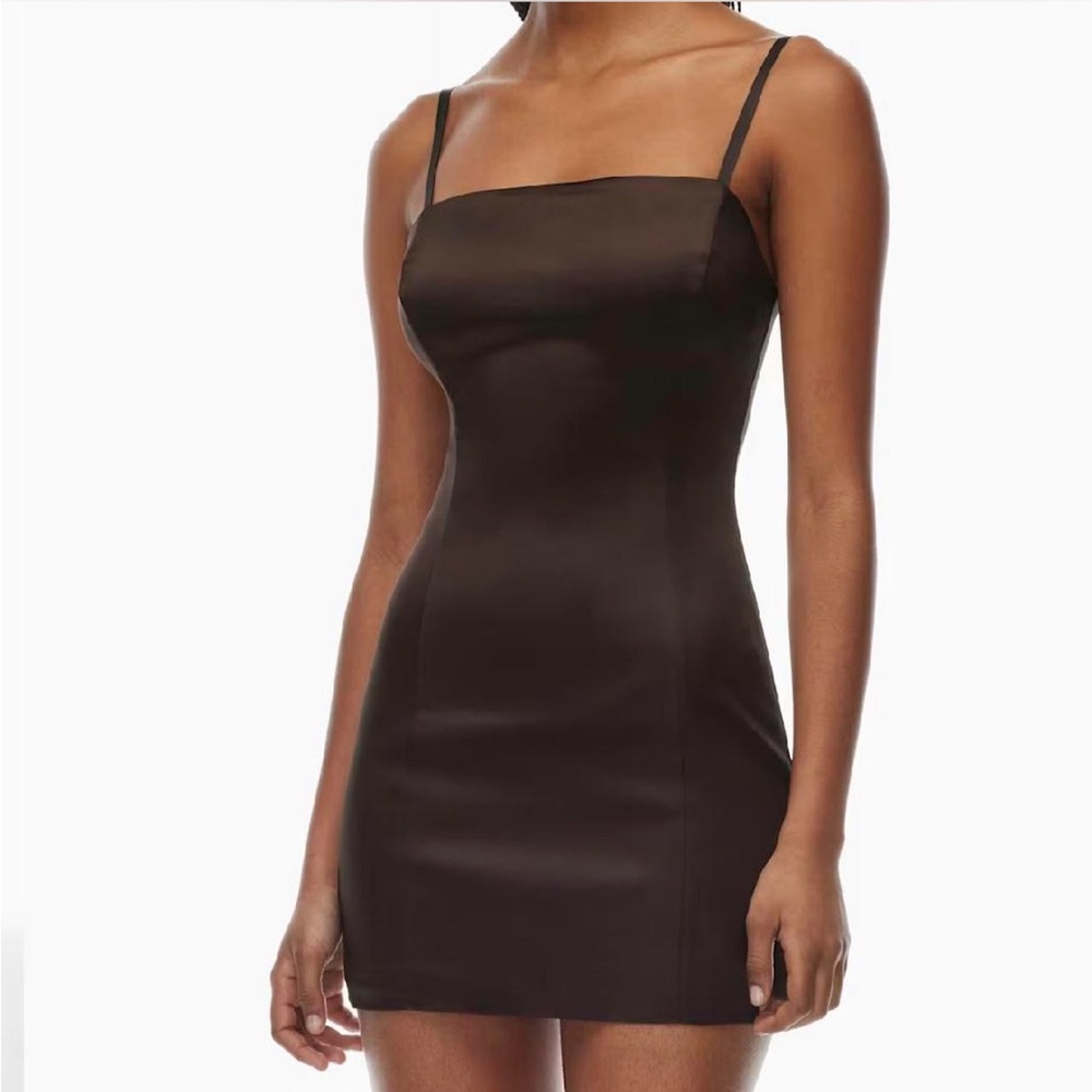 Aritzia Ten by Babaton Satin Dress sz 4